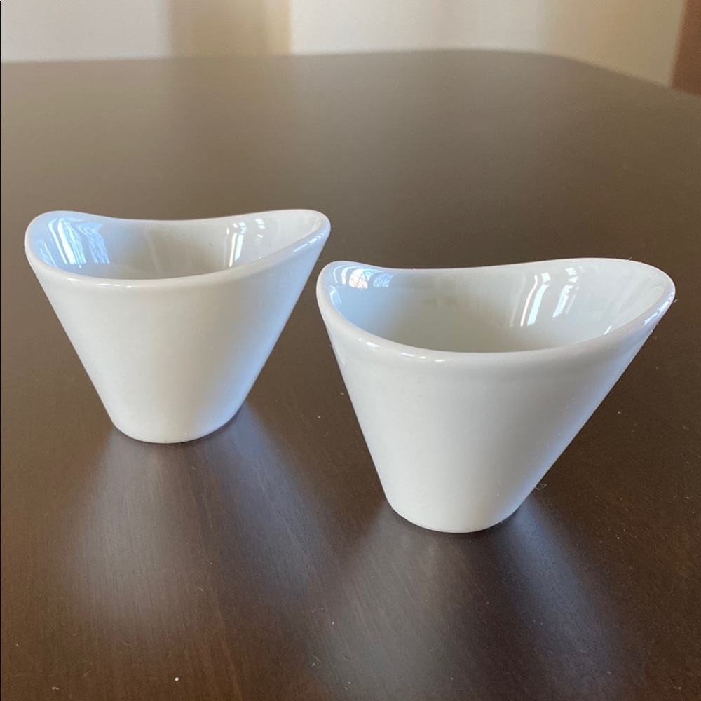 Set of 2 Apilco Individual Condiment Bowls or Sauce Bowls